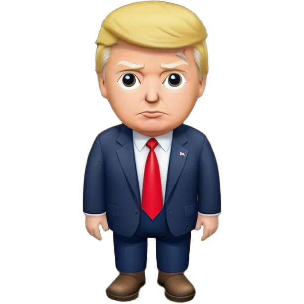 Donald Trump in a ditch  emoji