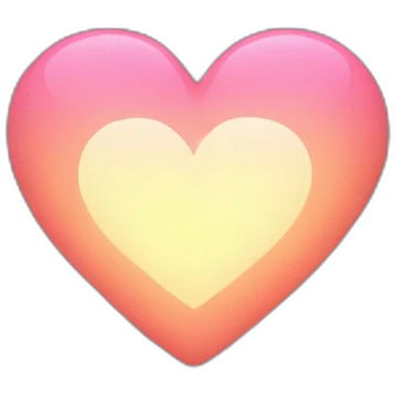 glow heart emoji