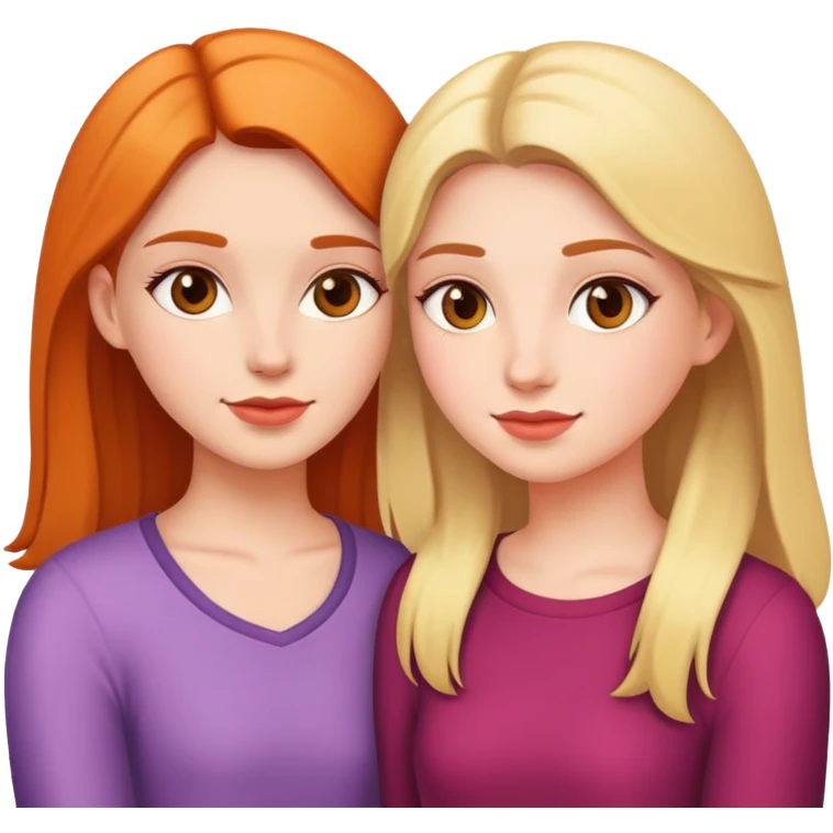 İki en yakın arkadaş (kız) emoji