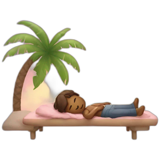 Dreaming of a palm emoji