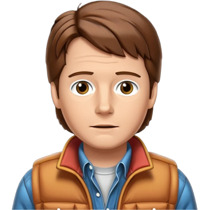 Marty mcflyиз фильма назад в будущееn back to the future emoji