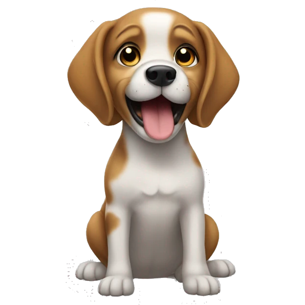 dog was singing  emoji