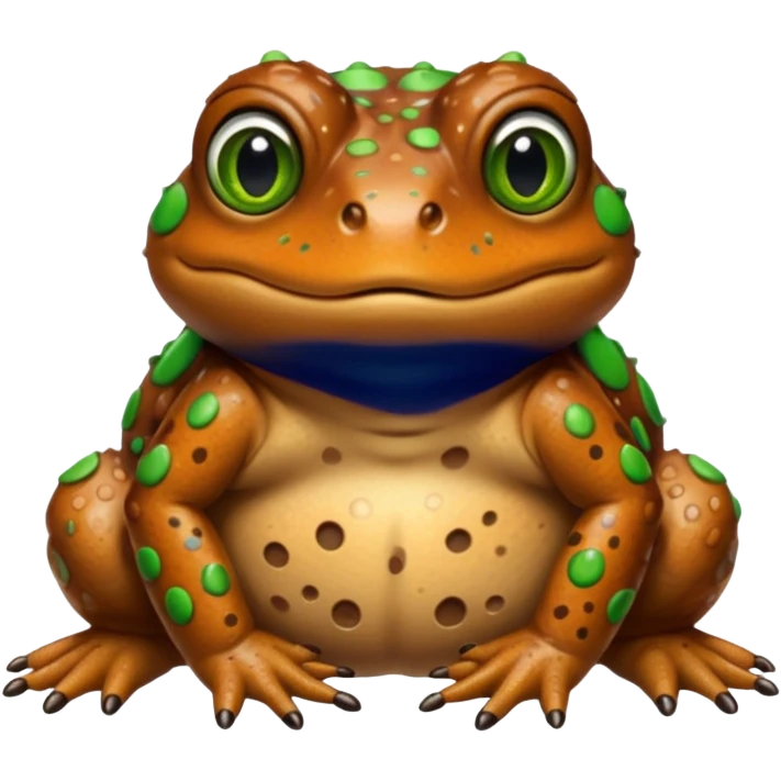 Brown toad emoji