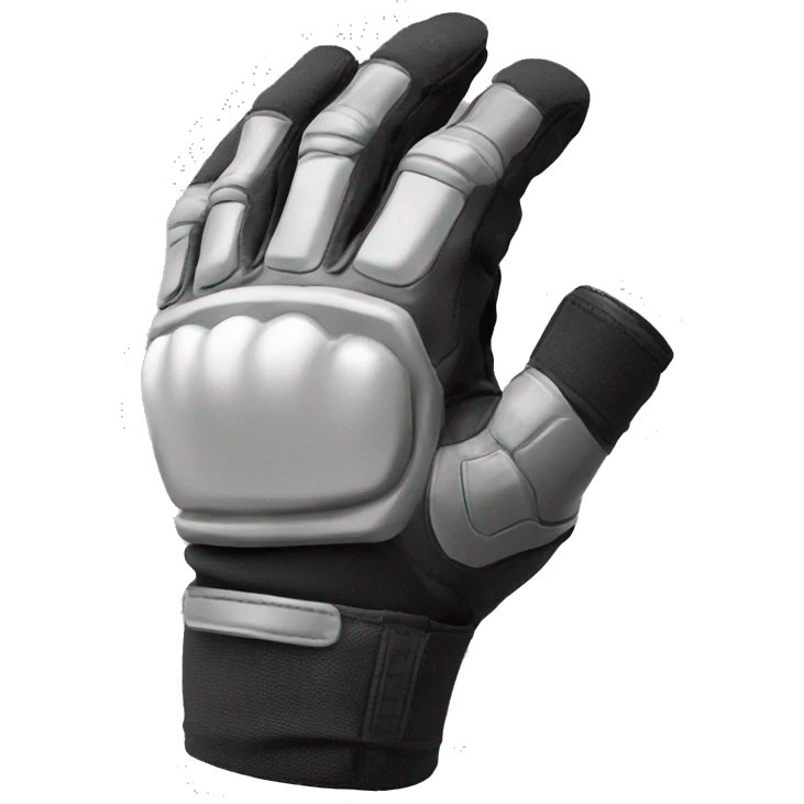 fingerless tactical glove emoji