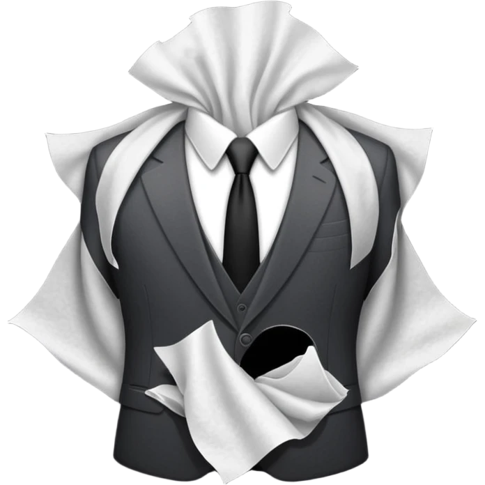 Suit tissue emoji