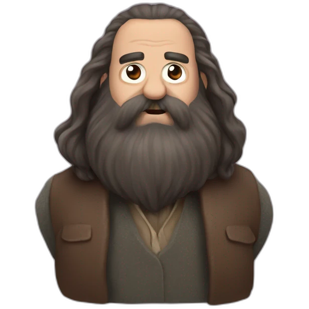 Hagrid qui qui dort emoji