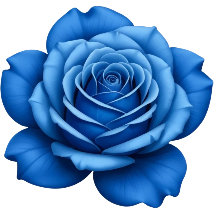 Rosa azul emoji