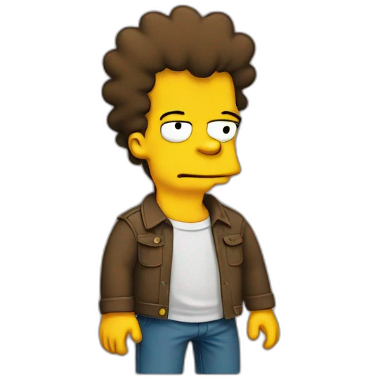 Brown shirt Bart simpson emoji
