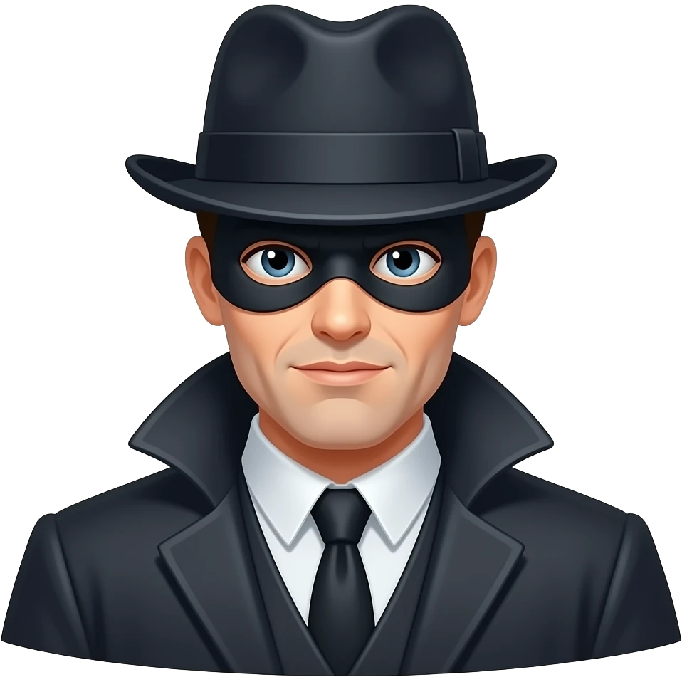 Classic emoji robber emoji