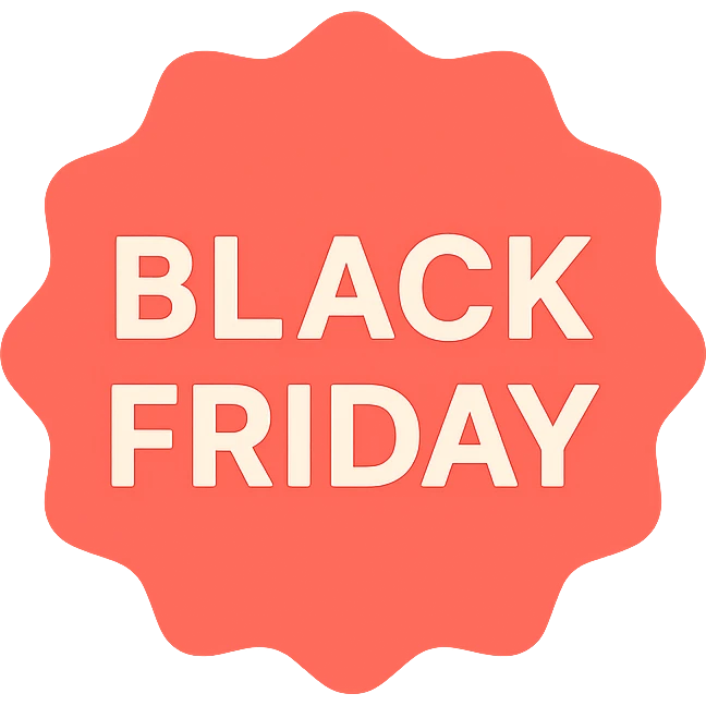 Black Friday label badge  emoji