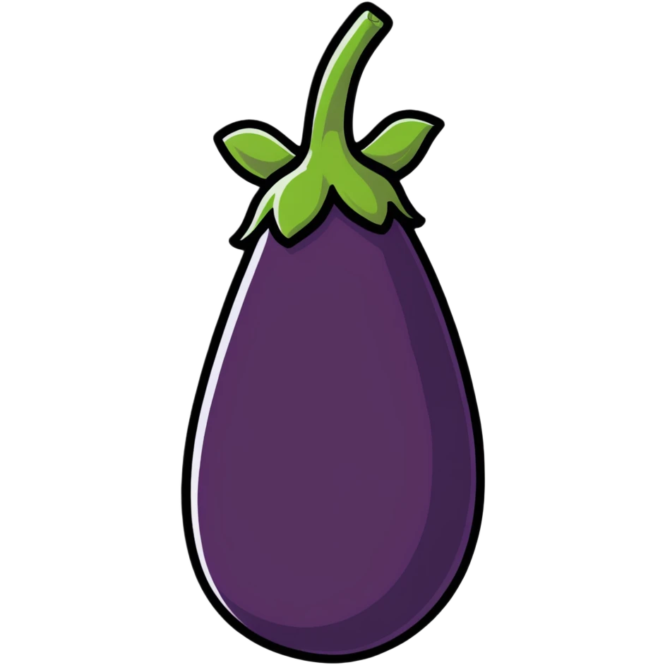 eggplant emoji