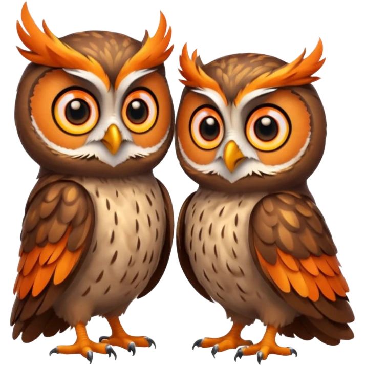 Chat x hiboux  emoji