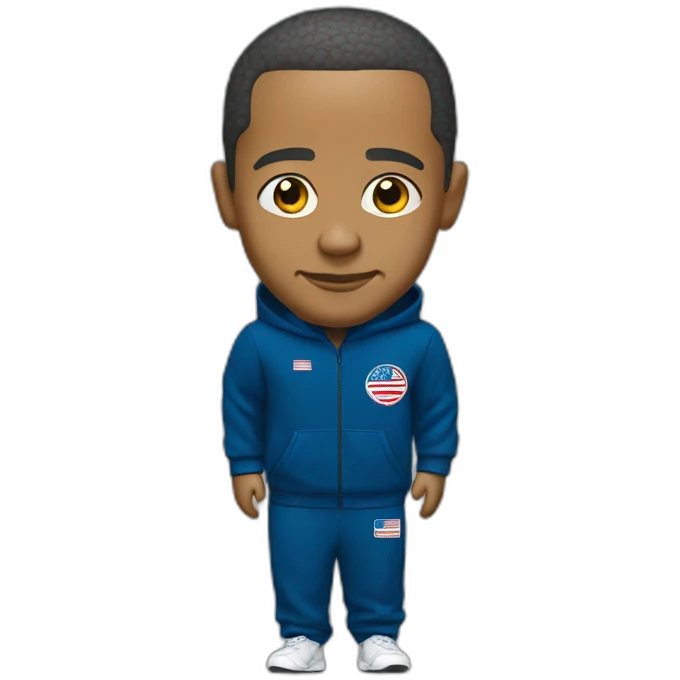 Obama tracksuit emoji
