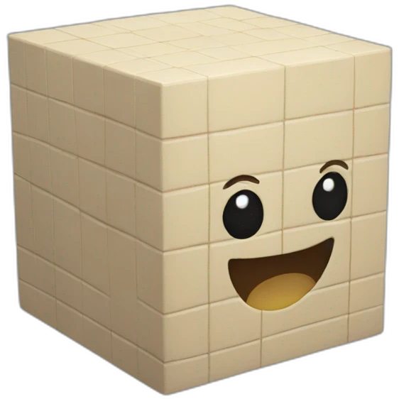 Digital cube emoji