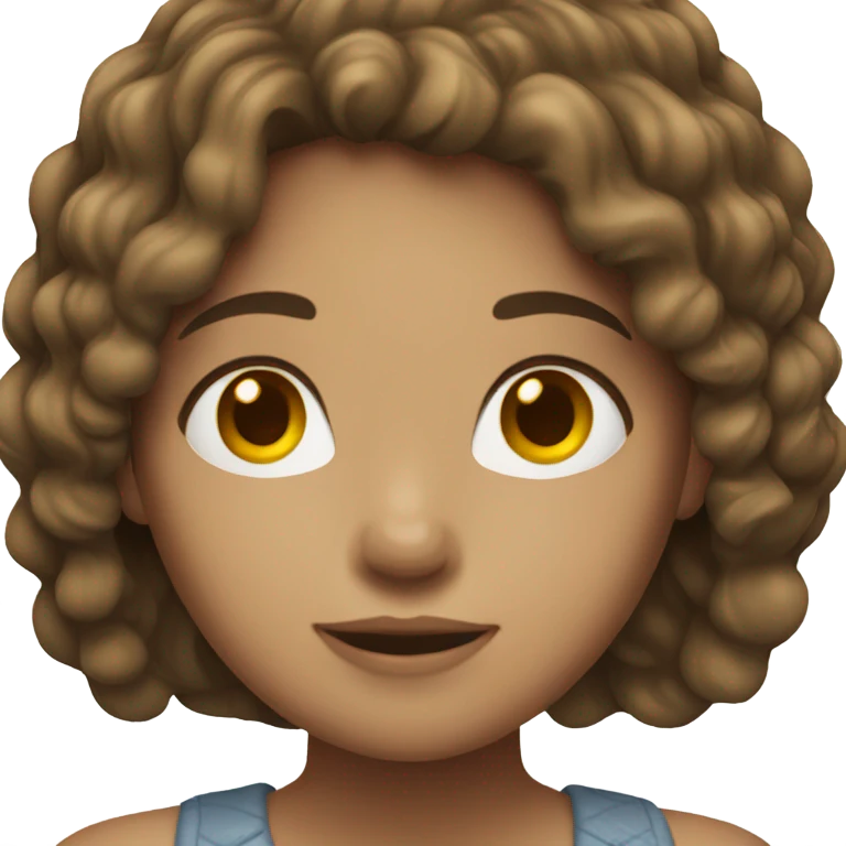 Light brinette girl emoji