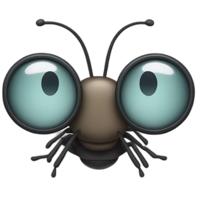 Moustique avec des lunettes  emoji