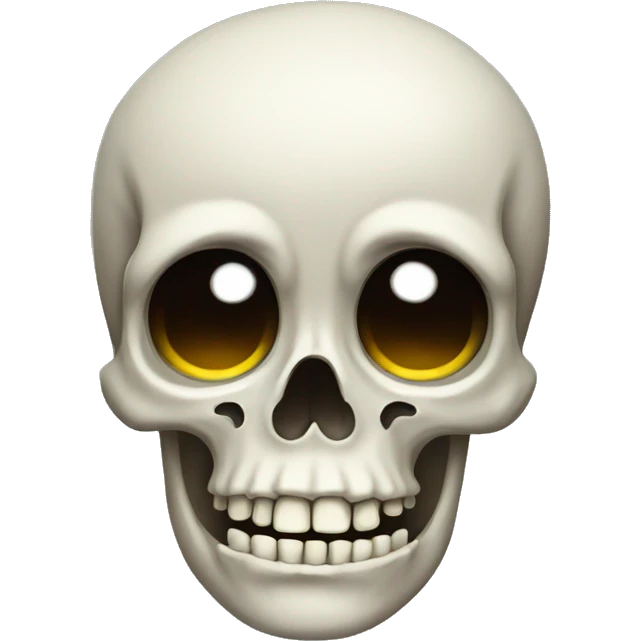 Skull crying emoji