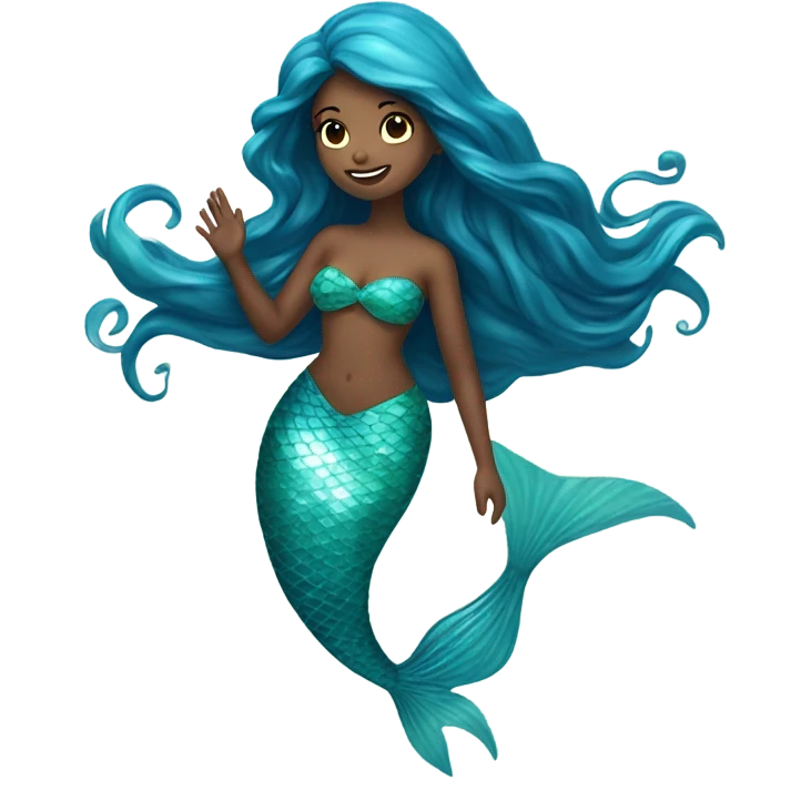 Me as a mermaid emoji