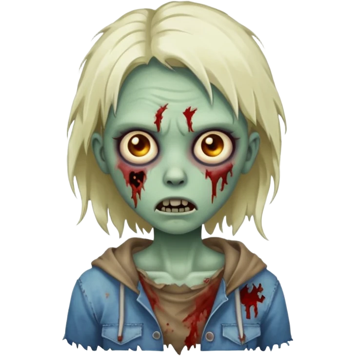 zombie girl emoji