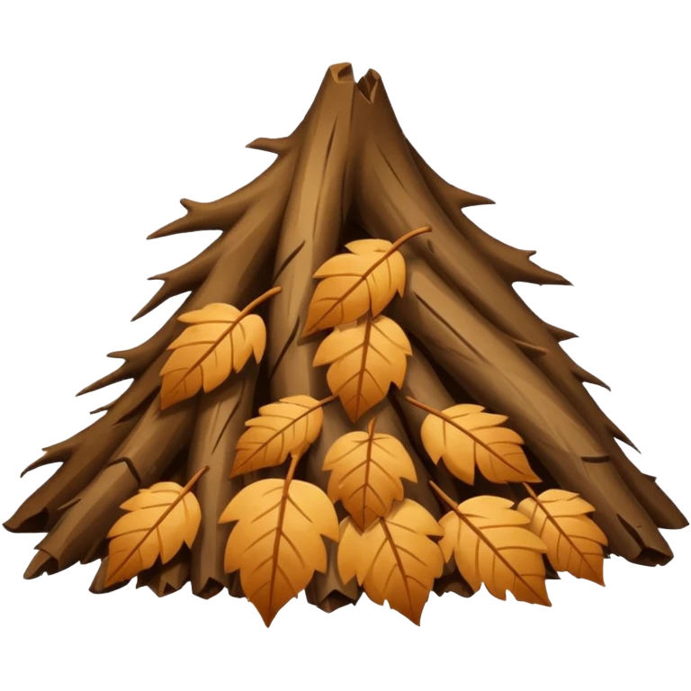 Folhas de árvore soltas (sem a árvore) emoji