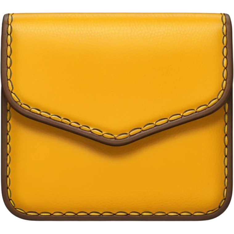 Travel yellow wallet – larger emoji