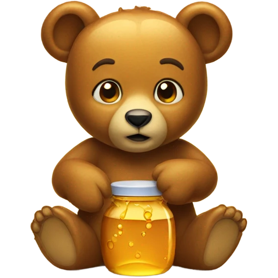 Honey bear emoji