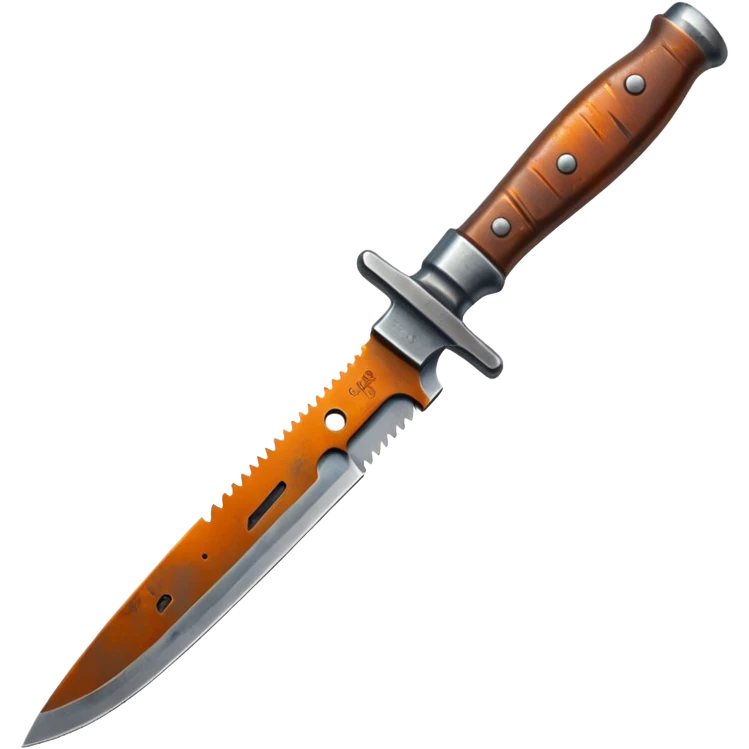 Rusty knife emoji