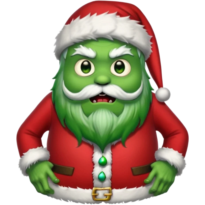monster santa emoji