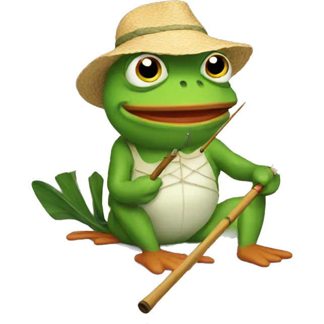 pepe fishing emoji