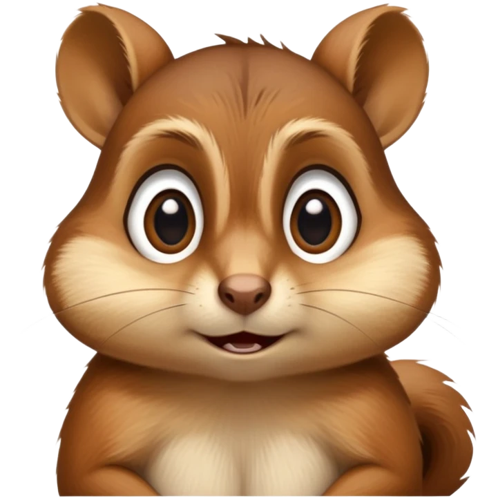 Confused chipmunk  emoji