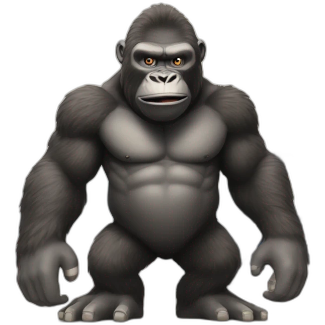 King kong in eiffel tower emoji