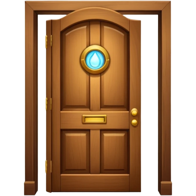 open door with a shining interior emoji