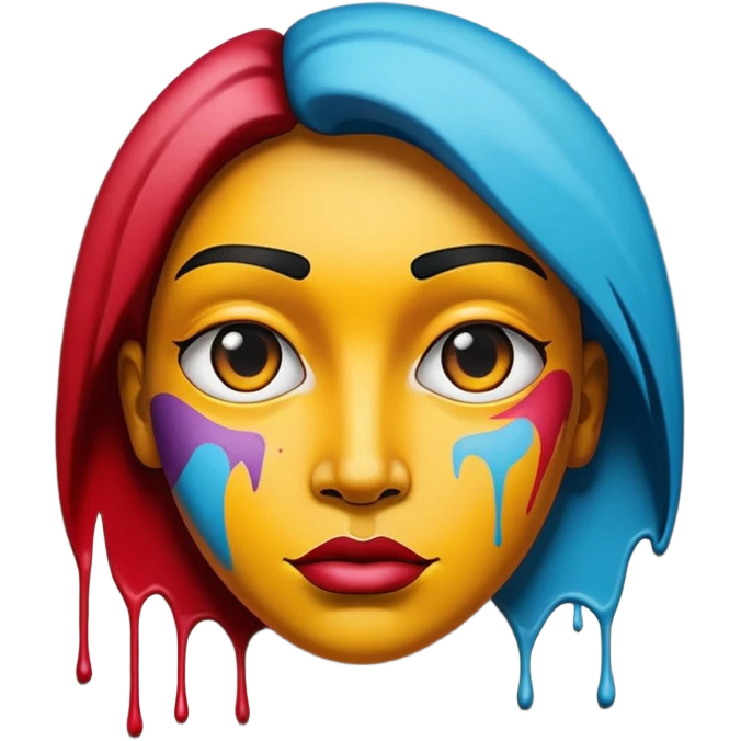 Graffit humani painting top wall emoji