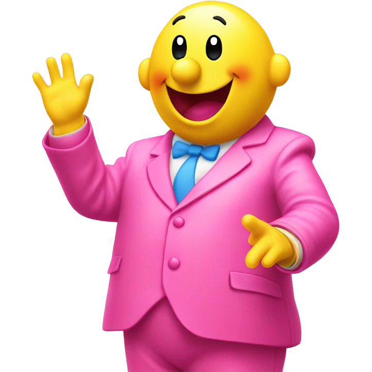 mr blobby waving emoji