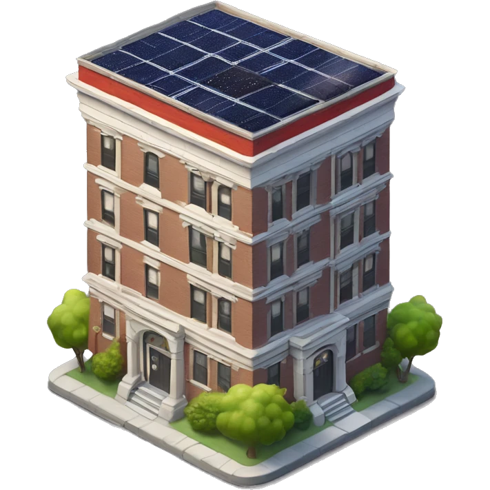 Apartment building shaped like the Ghost Busters Firehouse with solar lights and decorative and detailed interior design  emoji