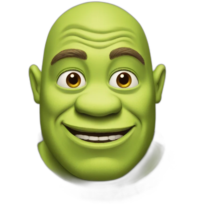 white-shrek emoji