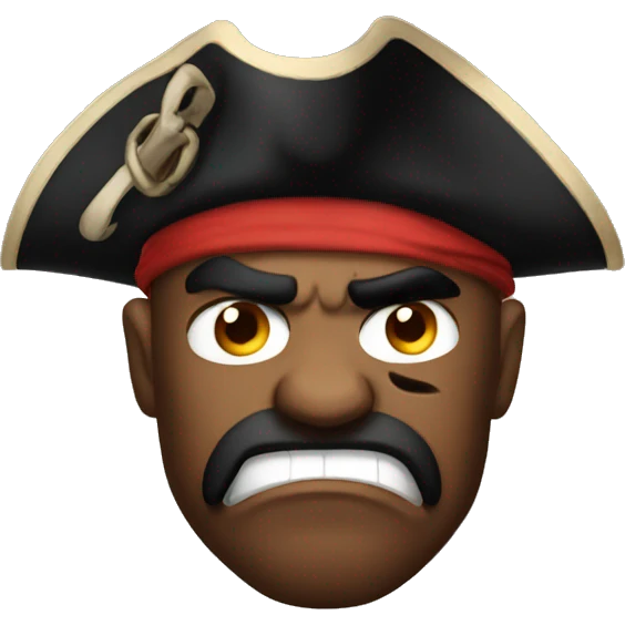 angery pirate emoji