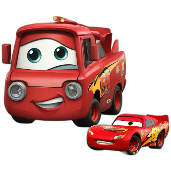 Lightning Mcqueen Kachow emoji