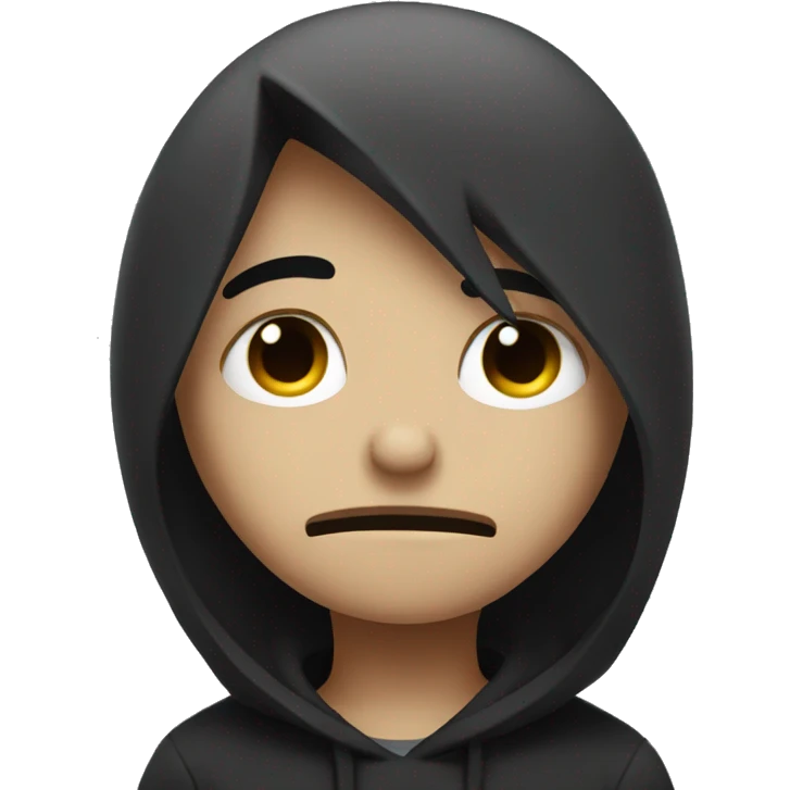 Depressed emo emoji