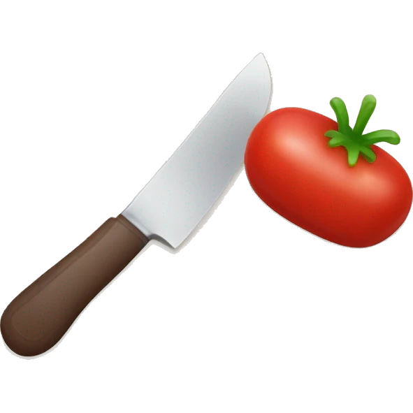 duolingo with a knife that has ketchup on it emoji