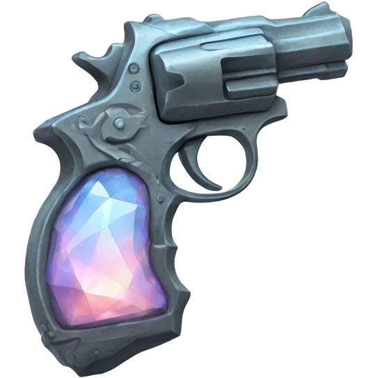 opal crystal handgun  emoji