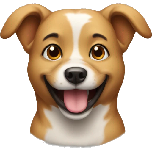 dog smiling  emoji
