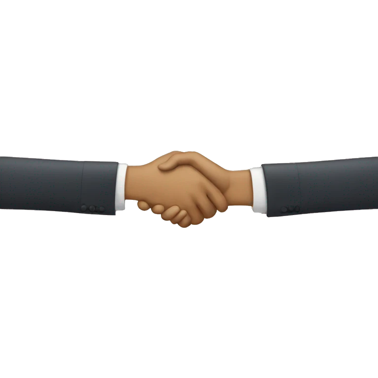friends handshake emoji
