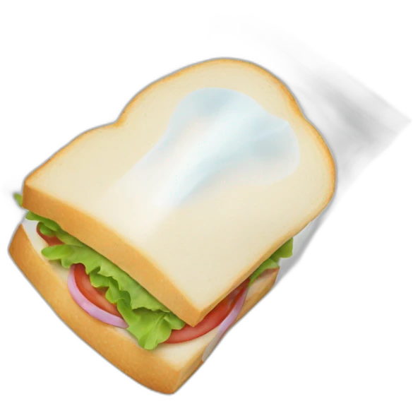 sandwich bag of powder emoji