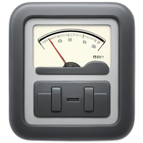 An electrical meter with rounded edges emoji