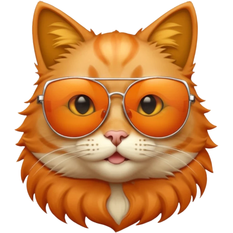 Cat wearing sunglasses emoji