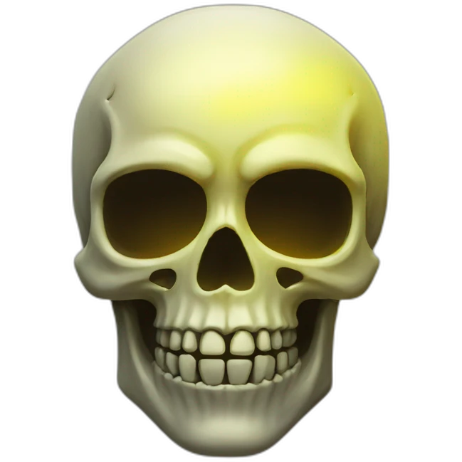 glow skull emoji