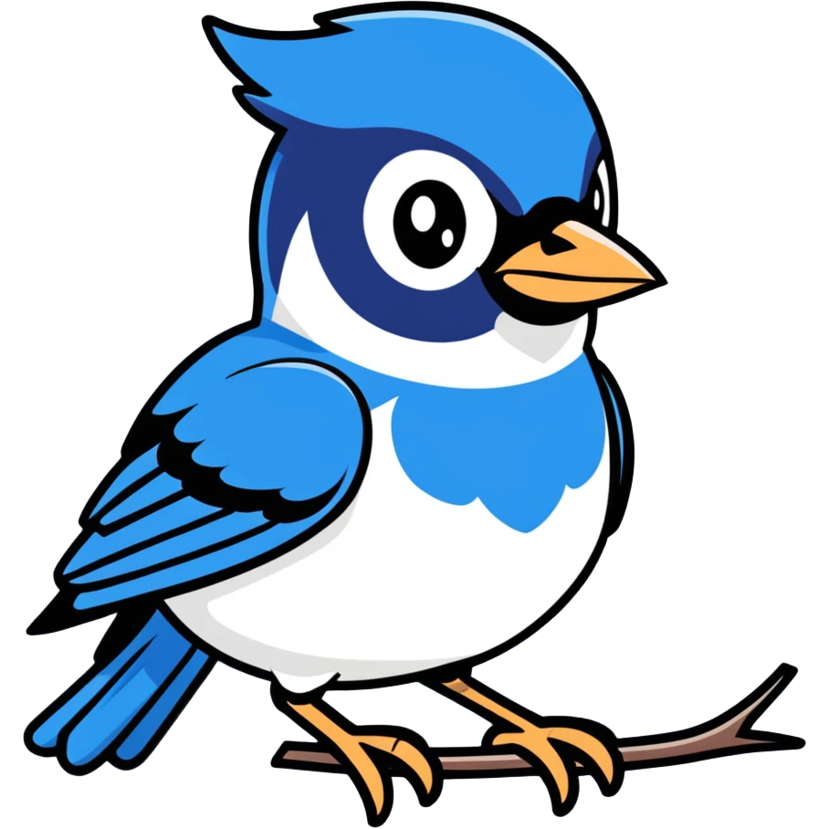 bluejay with attitude emoji