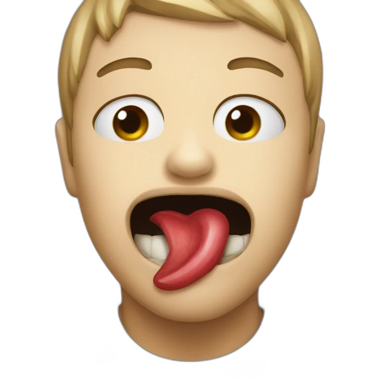 CROSS ON MOUTH emoji