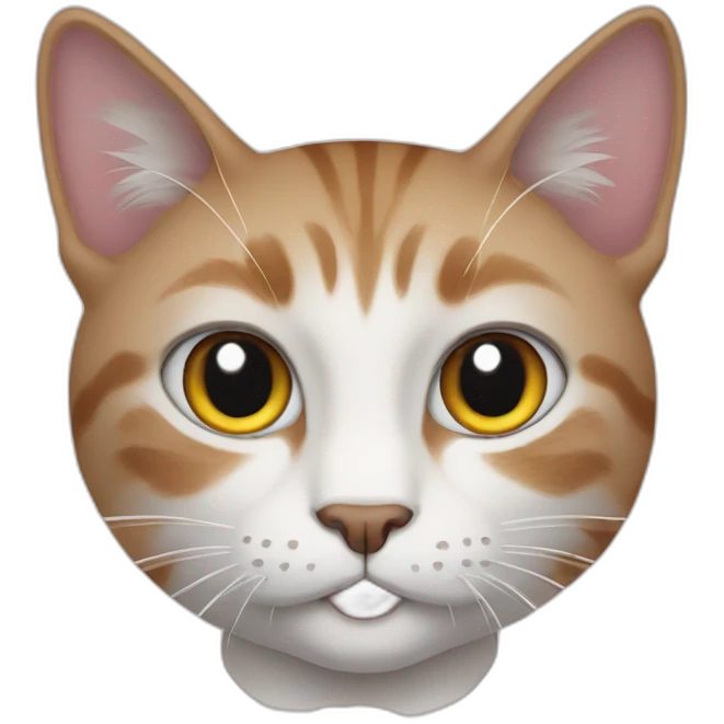 wierd cat emoji